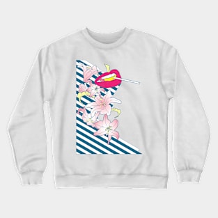 Lollipop Lips Crewneck Sweatshirt